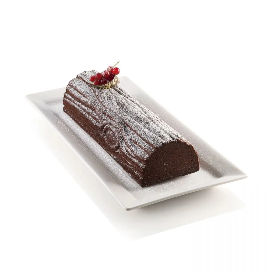 Form för bakning med träspår - Silikonform, Silikomart