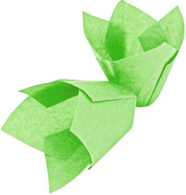 Tulipan Muffinsformar Grön, 200 st.