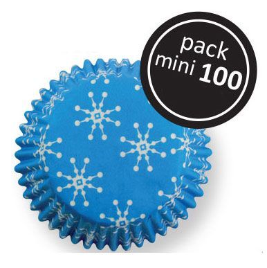 Snowflakes Muffinsformar - Mini 35mm - 100 st., PME