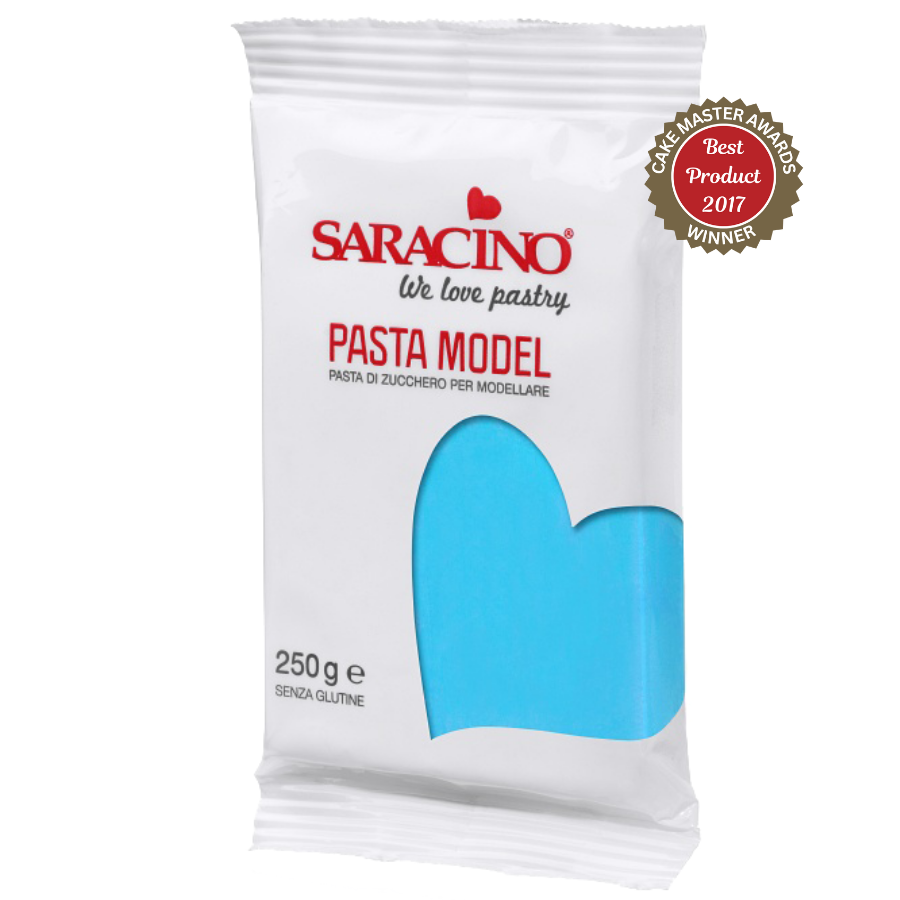Ljusblå modelleringspasta - 250 g, Saracino