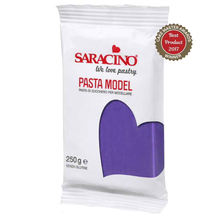 Lila modelleringspasta - 250 g, Saracino