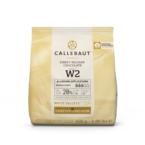 Callebaut Chocolate White - 28 % kakao, 400g