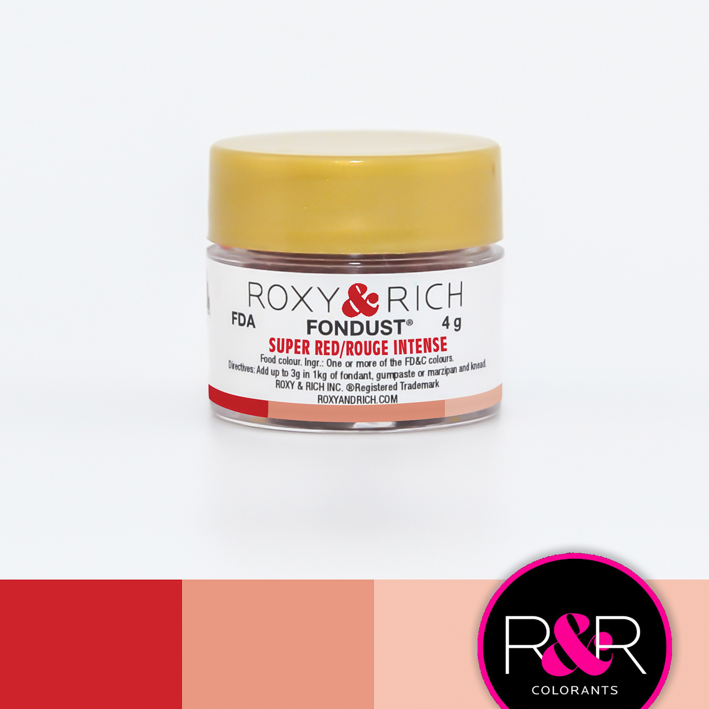 Super Red 4g - Fondust Powder Colour, Roxy & Rich