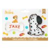 Dekorationsset med hund och köttben - 2 st, Decora