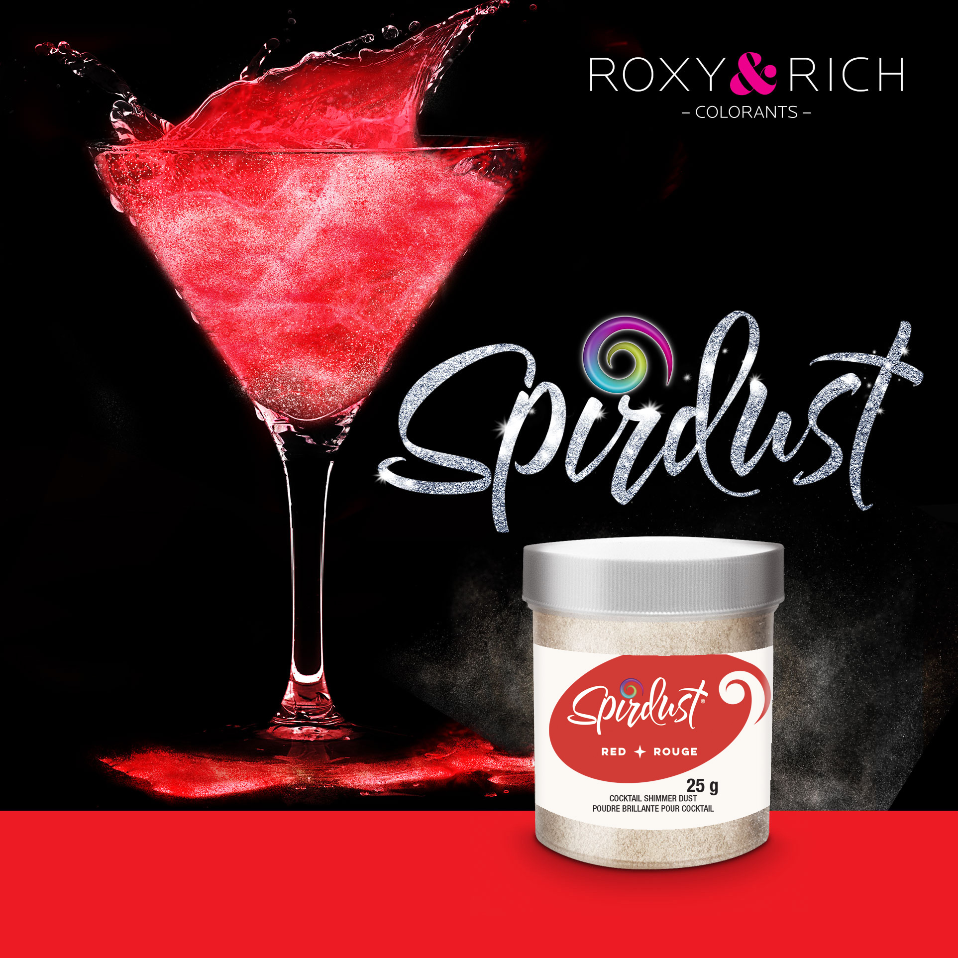 Spirdust Red - 25g, Roxy & Rich