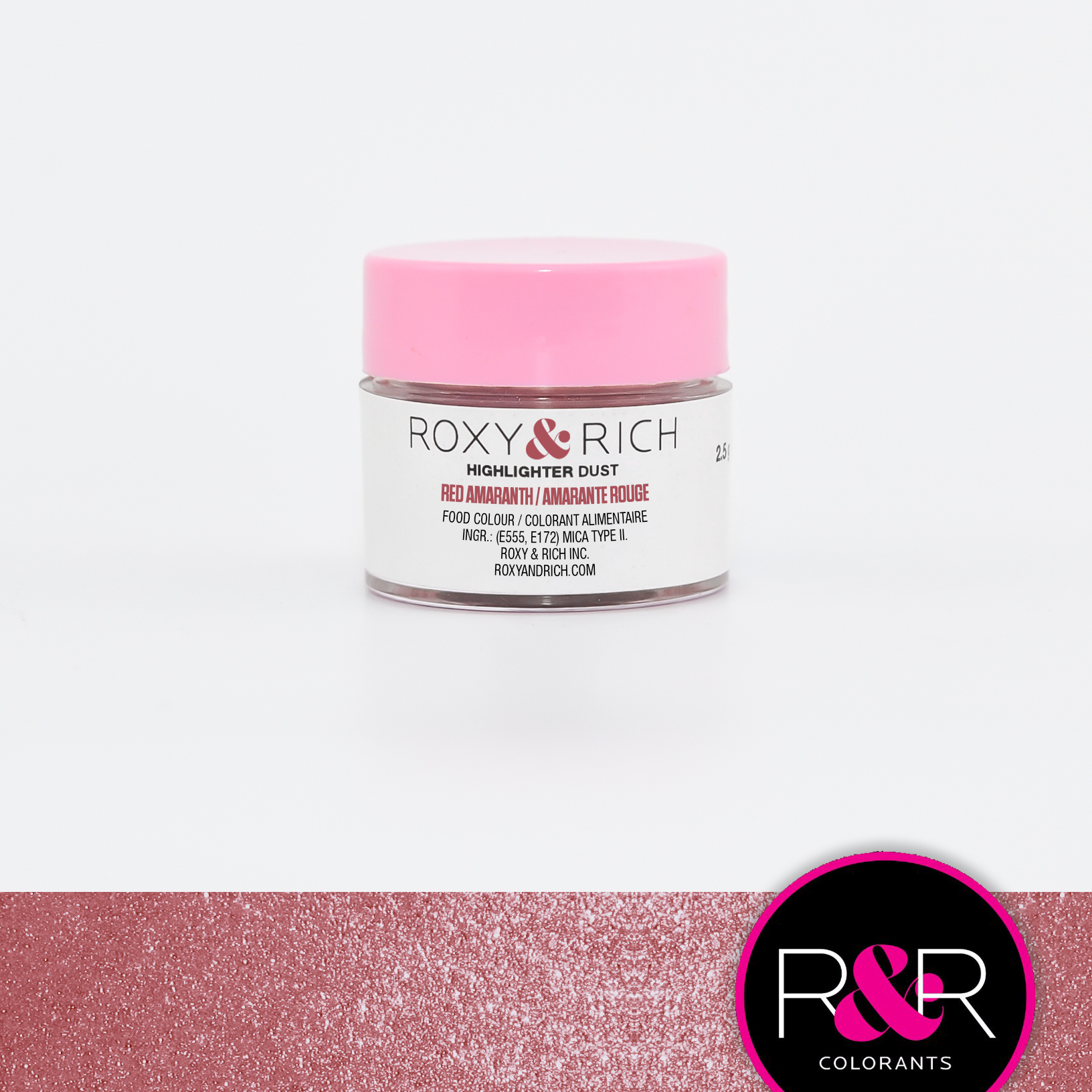 Red Amaranth 2,5g - Highlighter Dust, Roxy & Rich Utan E171