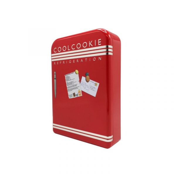 Kakburk för julkakor - Retro Fridge Red