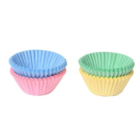 Mini muffinsformar 4 pastellfärger 100 st