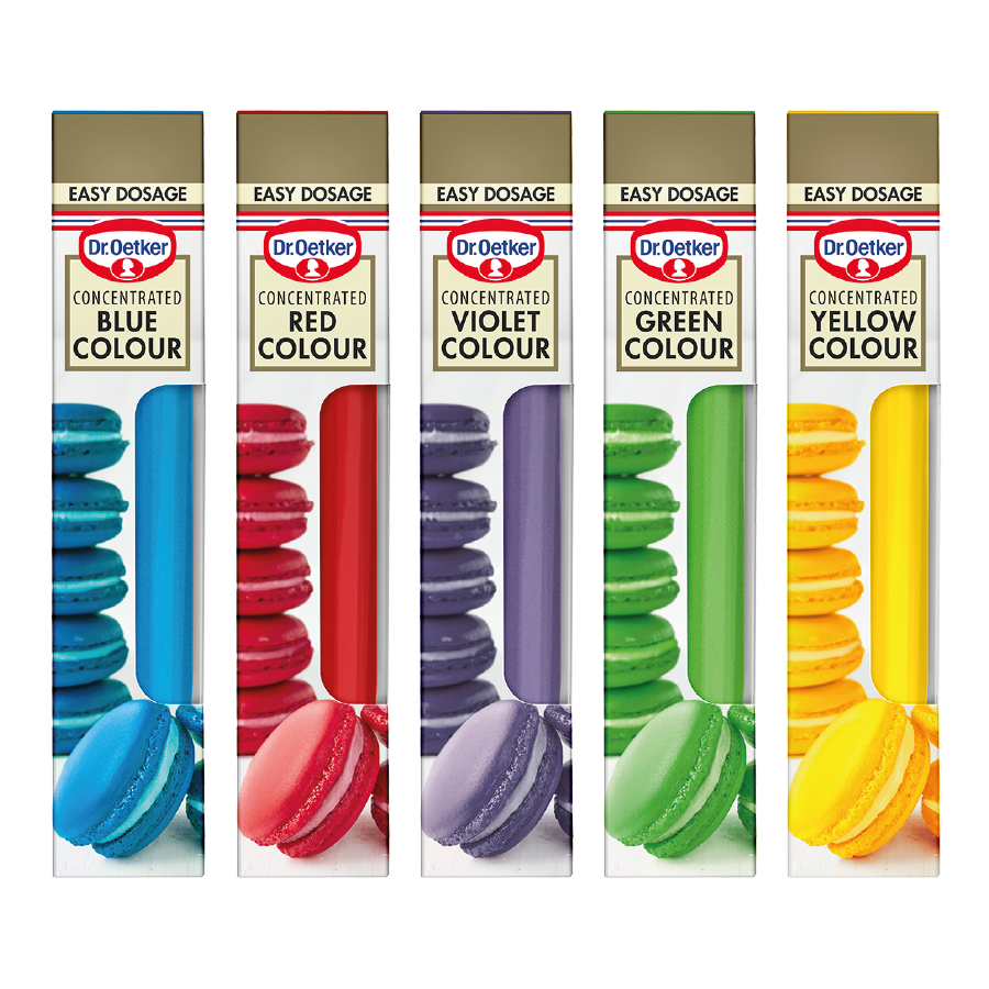 Dr. Oetker Pasta Färger