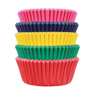 Färgade mini-muffinsformar - 100 st, PME