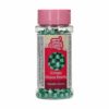 Krispiga chokladbollar Metallic Green - 60g, FunCakes