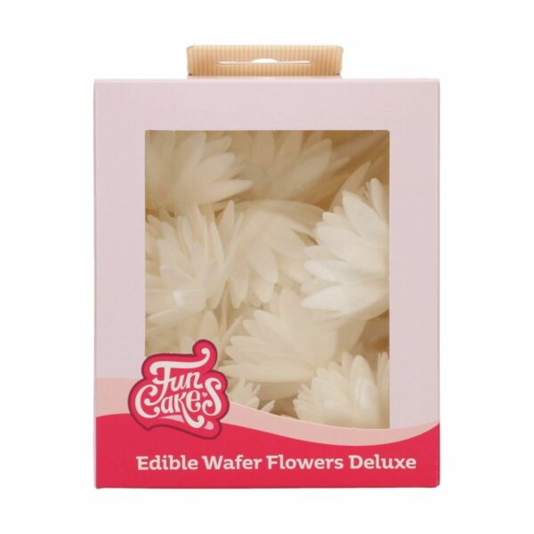 Spiselige blomster - Hvide Asters 14 stk ,FunCakes