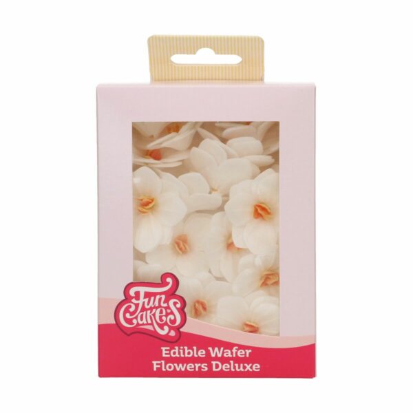 Spiselig Vaffelblomst – Hortensia Hvid 18 stk, FunCakes