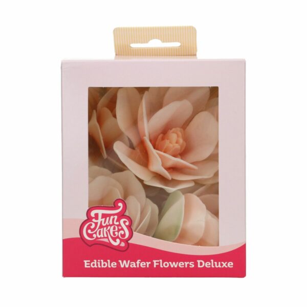 Spiselig Vaffelblomst – Magnolia Hvid 6 stk, FunCakes