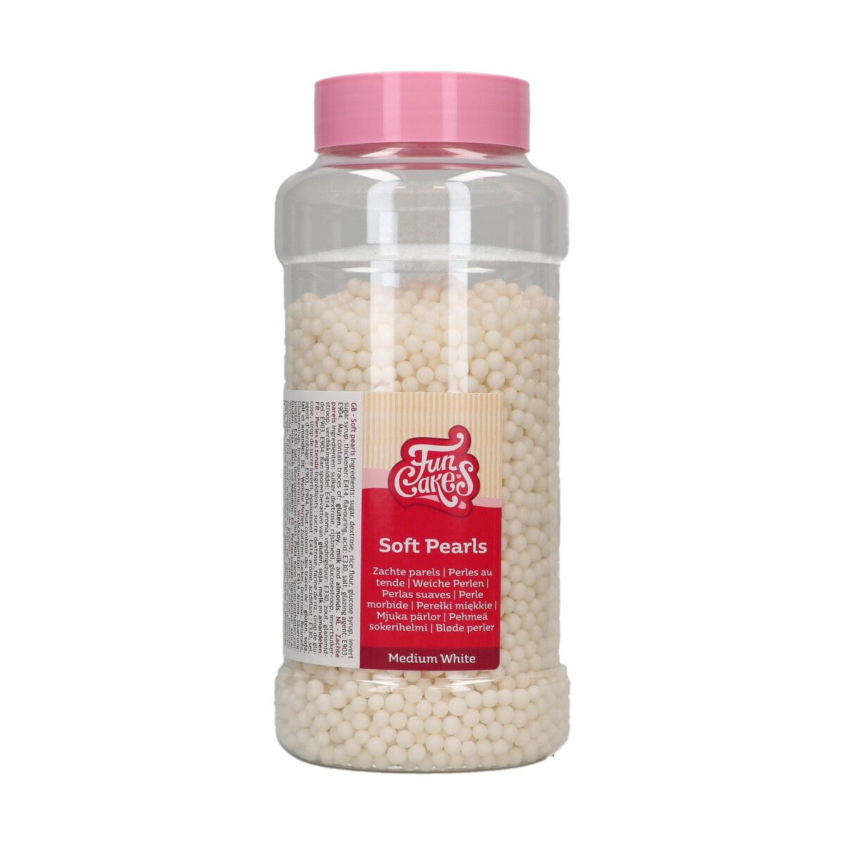 Vita sockerpärlor - 600 g, FunCakes
