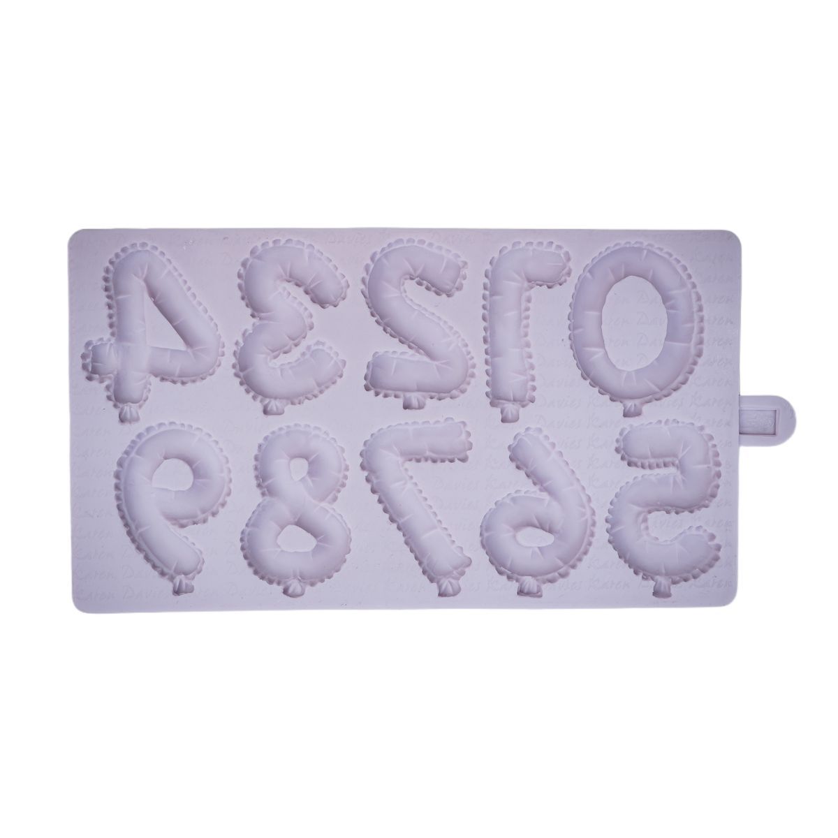 Silikonform, Ballongnummer - Karen Davies