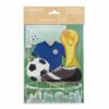 Fodbold Cake Toppers - 5 stk., Scrapcooking