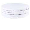 Kagefad Hvid Ø25cm - 5 stk., PME^