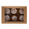 Kageboks i Kraft til 6/12 Cupcakes - 3 stk., Funcakes