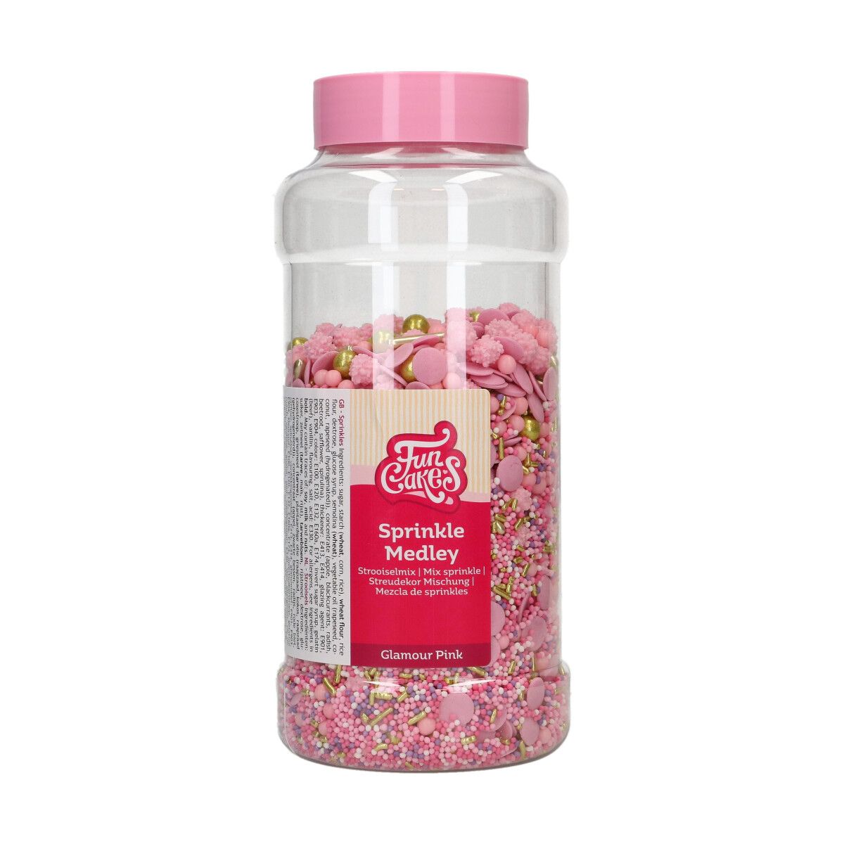 Strösselmedley/Drys Medley - Glamour Pink 600g, FunCakes