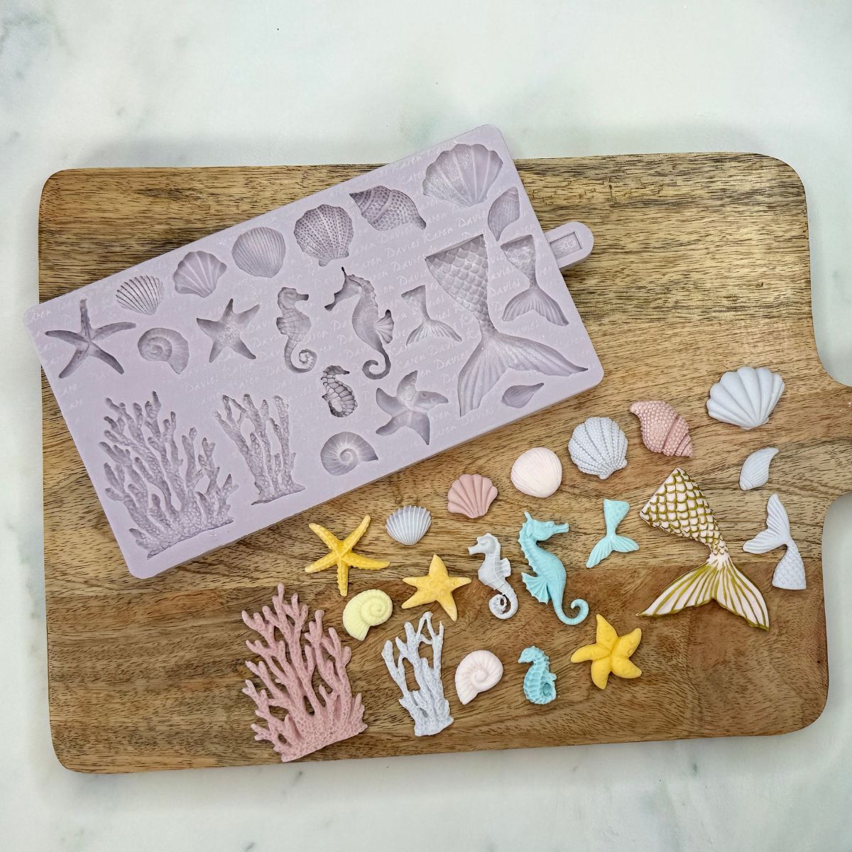 Silikonform, Under havet - Karen Davies