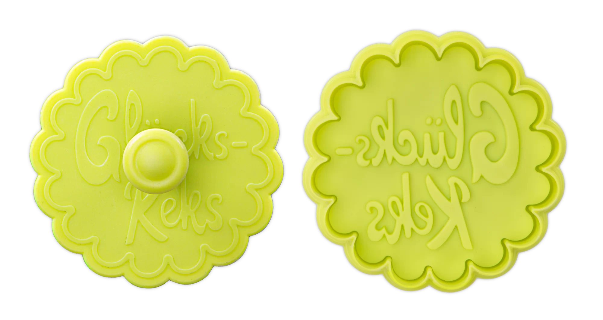 Glücks-Keks - Utskärare med prägling, Städter