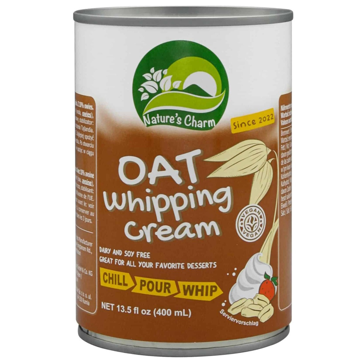 Vegansk vispgrädde, havre - 400ml