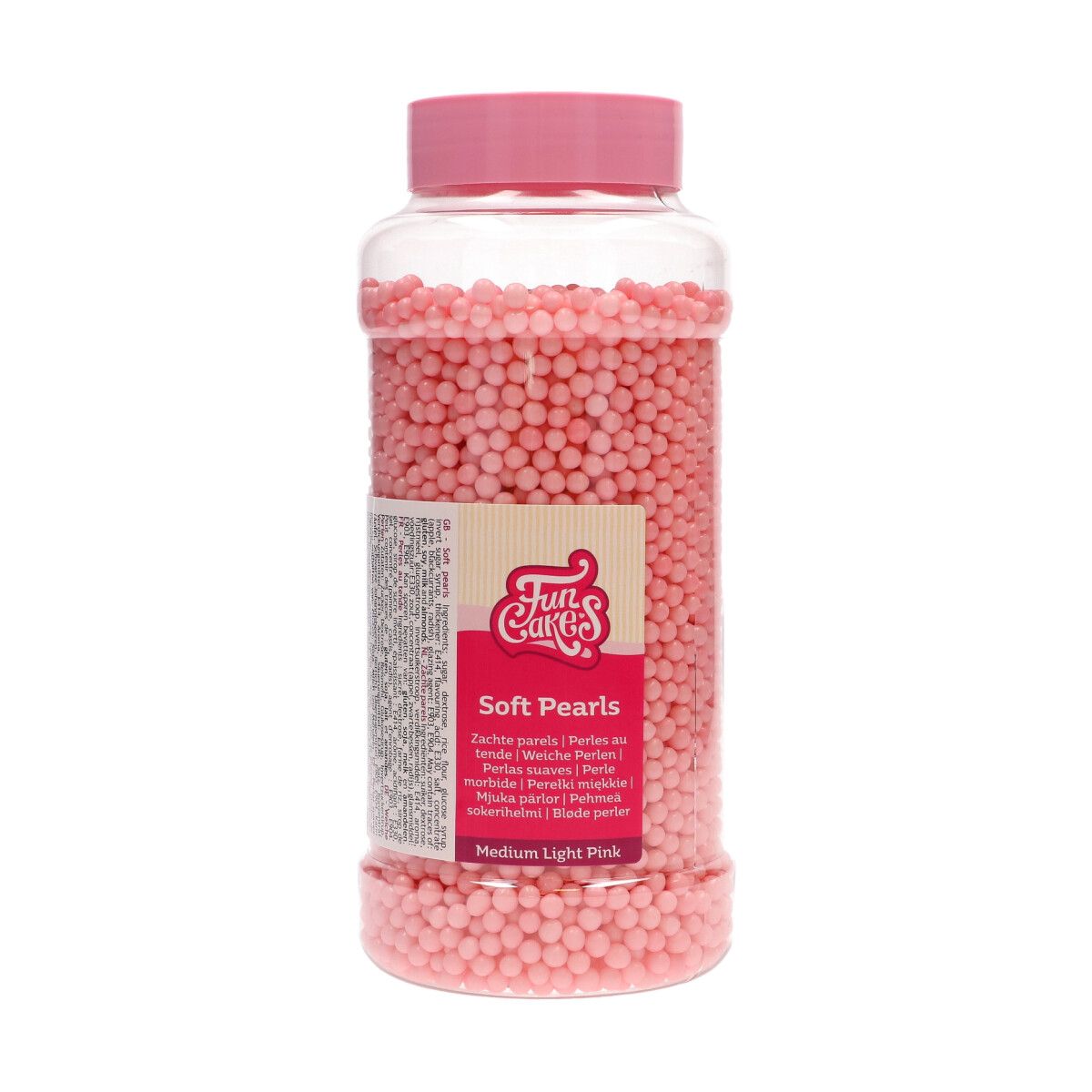 Rosa Sockerkulor 5 mm - 600g, FunCakes