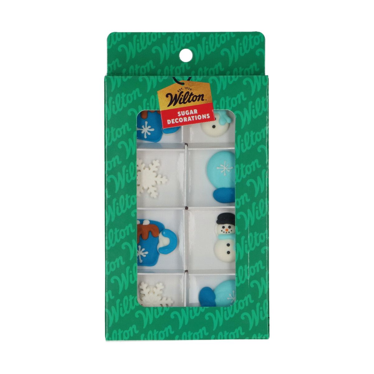 Sockerdekoration - Cozy Winter 8 st, Wilton