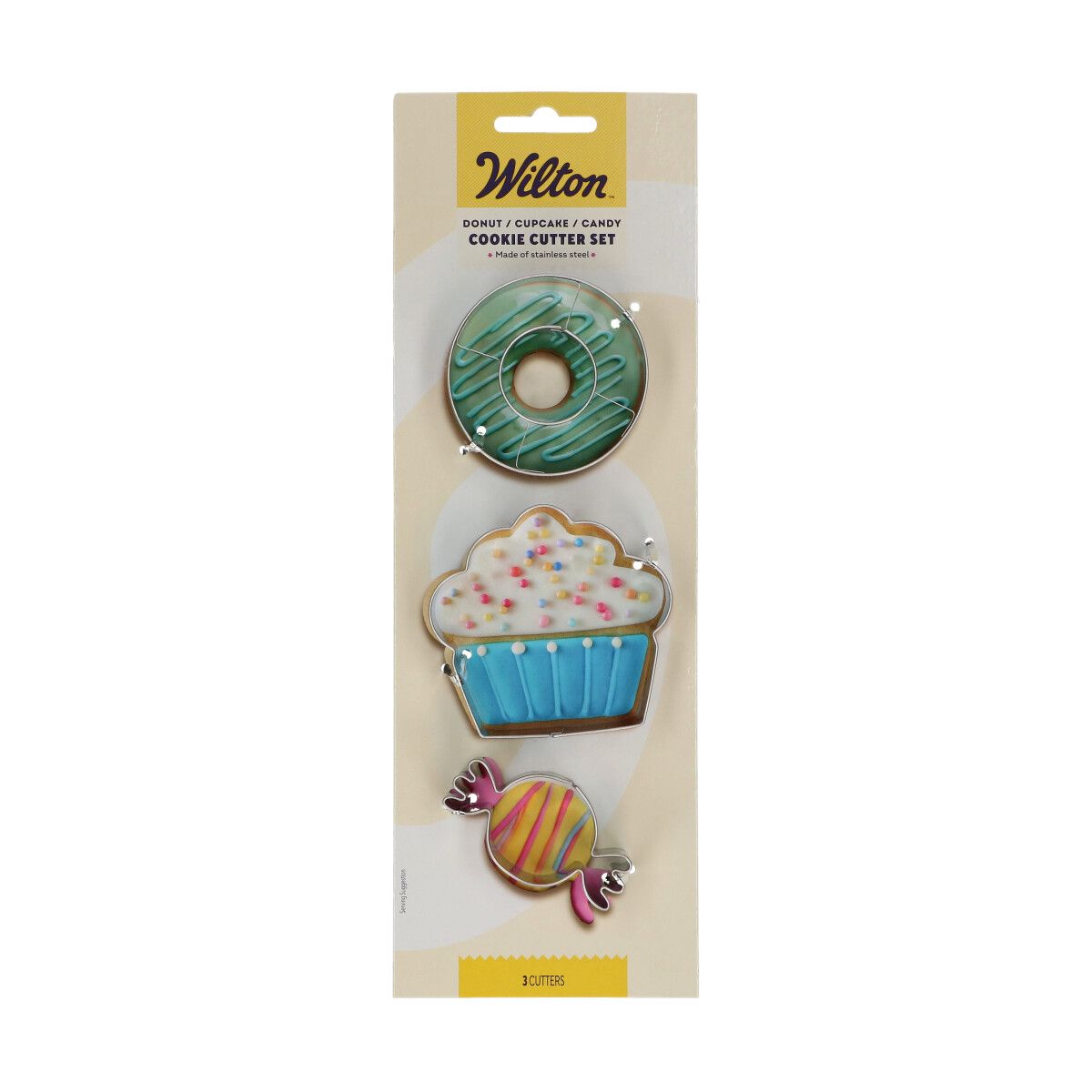 Ustickarset – Donut, Cupcake och Godis 3 delar, Wilton