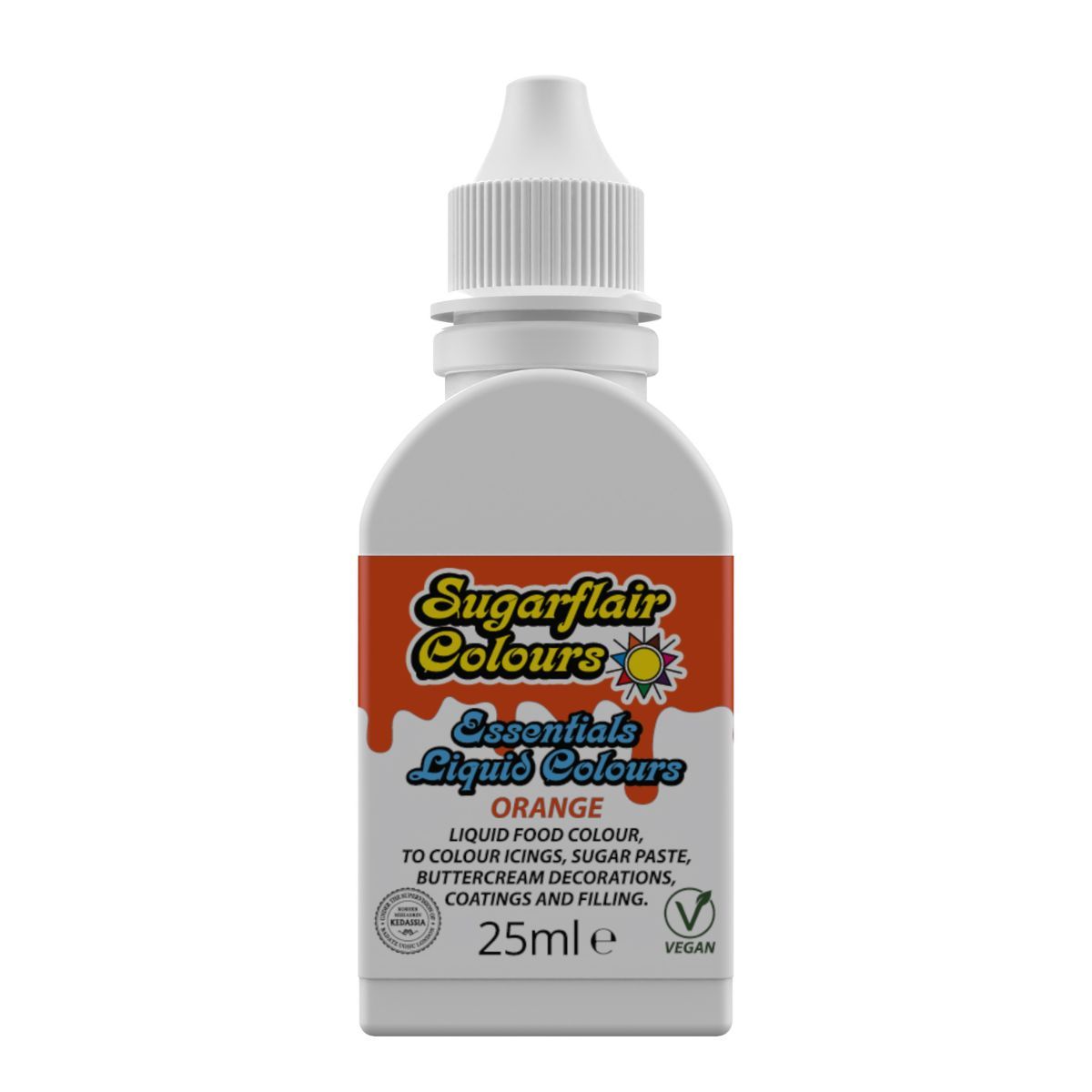 Liquid Colour - Orange 25ml, Sugarflair
