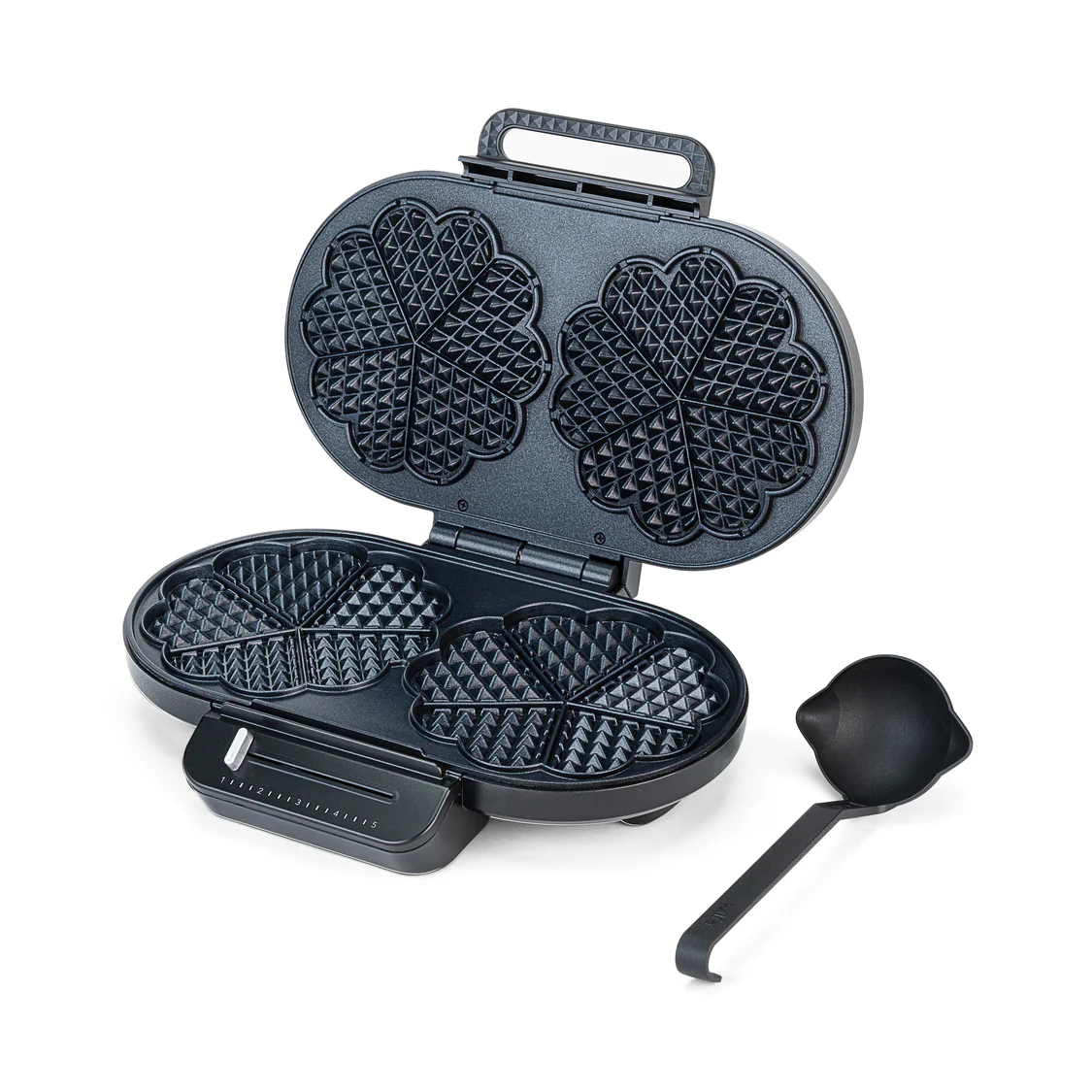 Waffle-Iron_WM4DB-160_Angled_Open