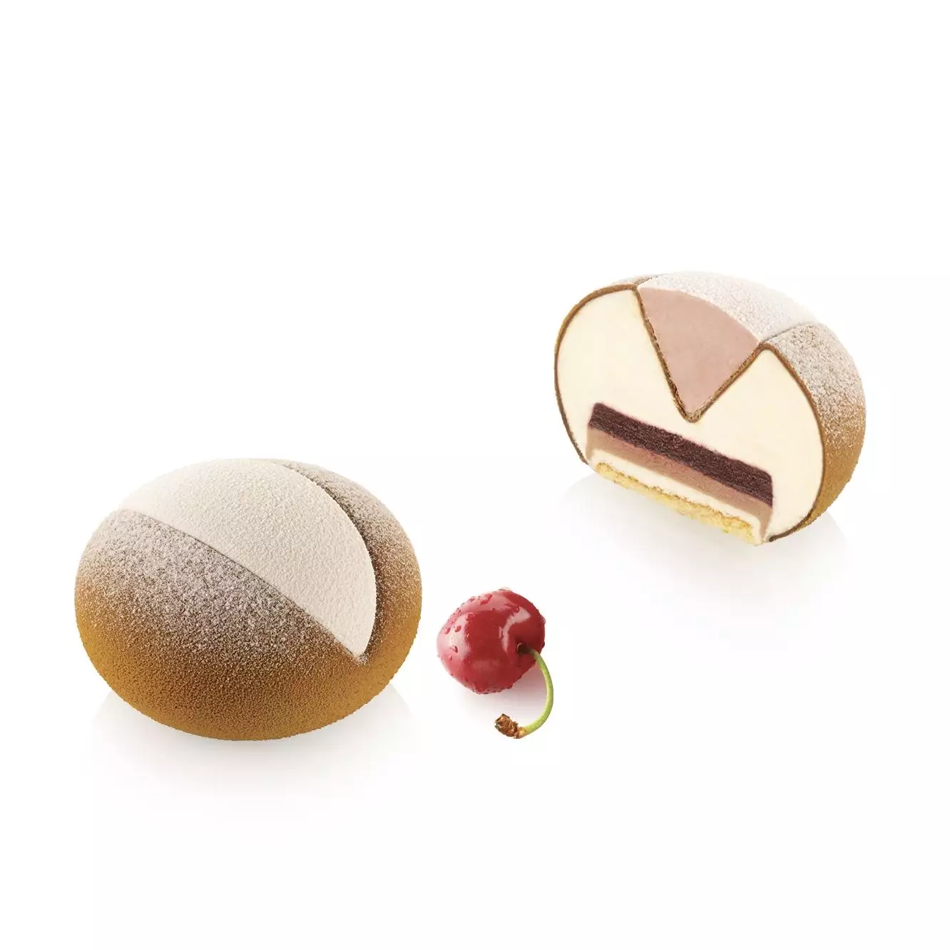 Maritozzo 135 - Silikonform, Silikomart Professional