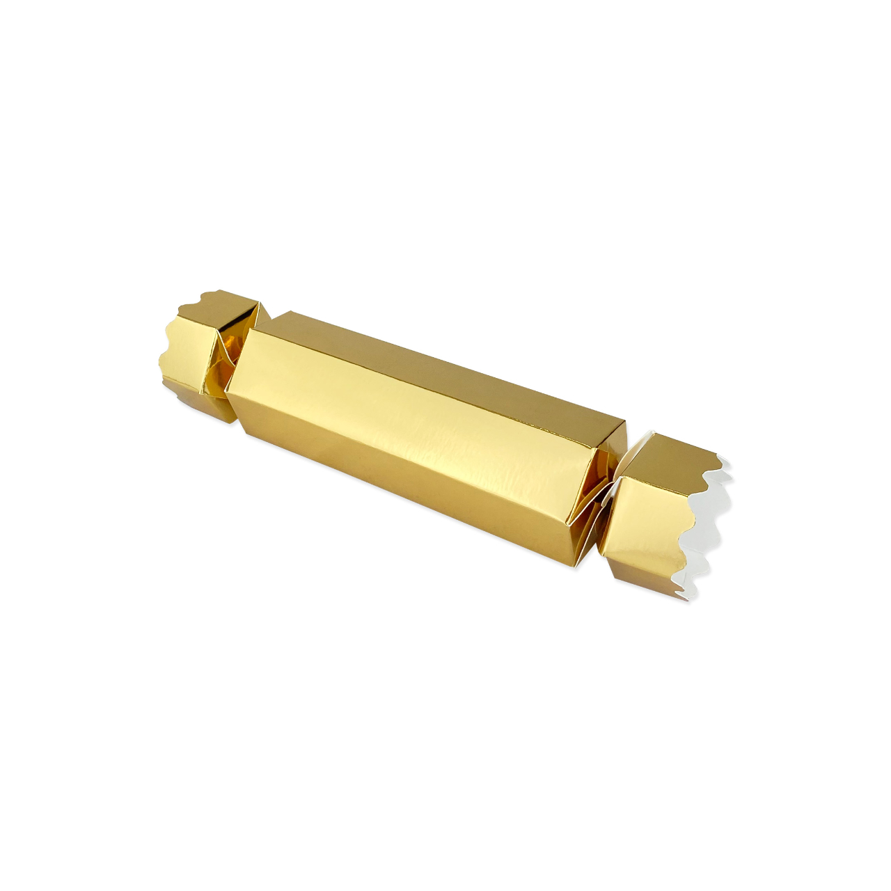 Julknallare Chokladask Medium - Guld, 3 st.