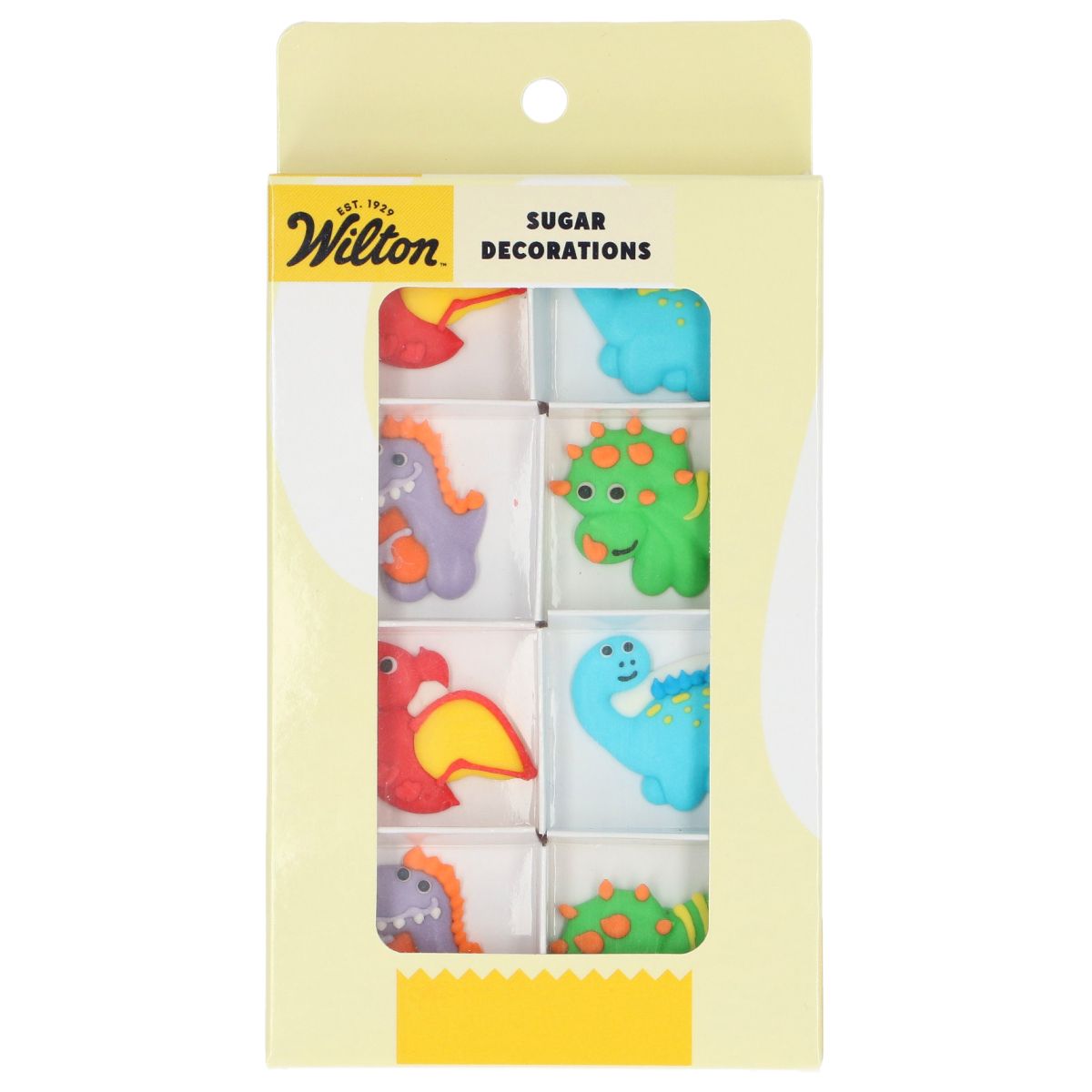 Sockerdekoration - Happy Dino's 8 st, Wilton