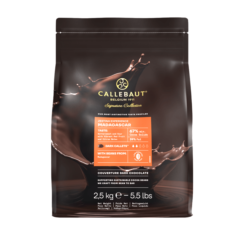 Zestina Madagascar Mörk Choklad - 67%, 2,5 kg