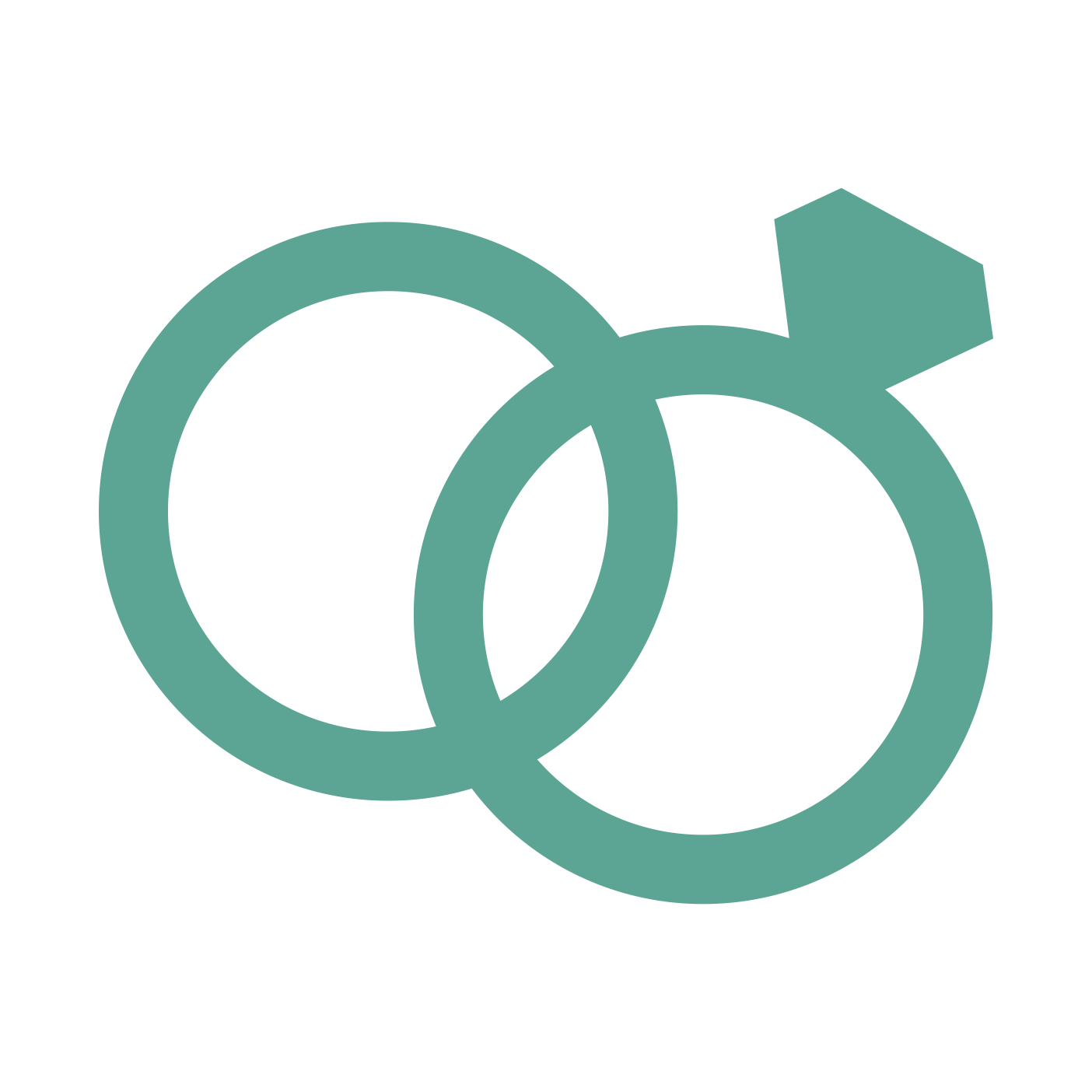 Vigselringar med Diamant, ChocoStickers