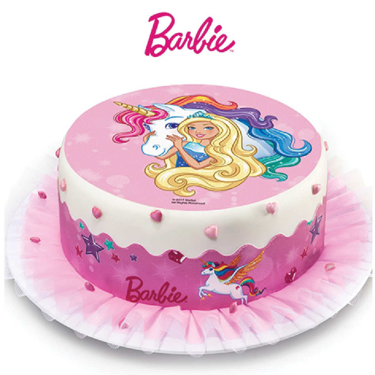 Barbie Tårtbild set, 5 delar - Kardasis
