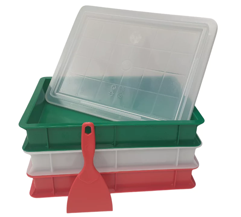 Jäslådor för pizzadeg