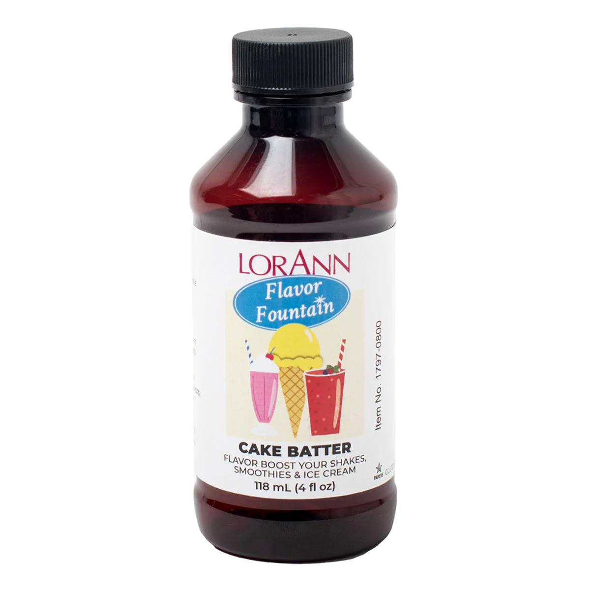 Kakdeg – Is- & Milkshake-arom, LorAnn Flavor Fountain