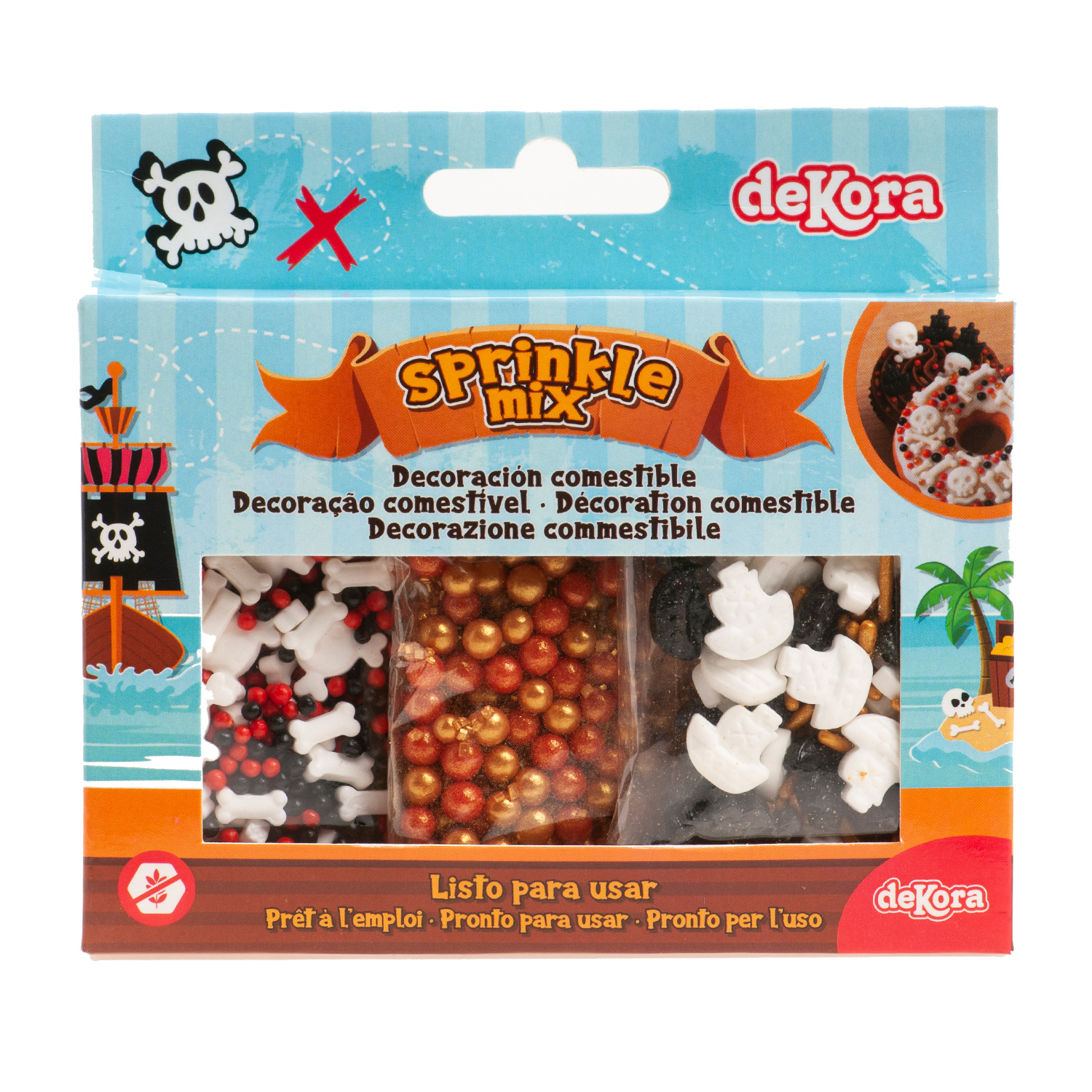 Pirat – Sprinkle Mix 70 g, Dekora