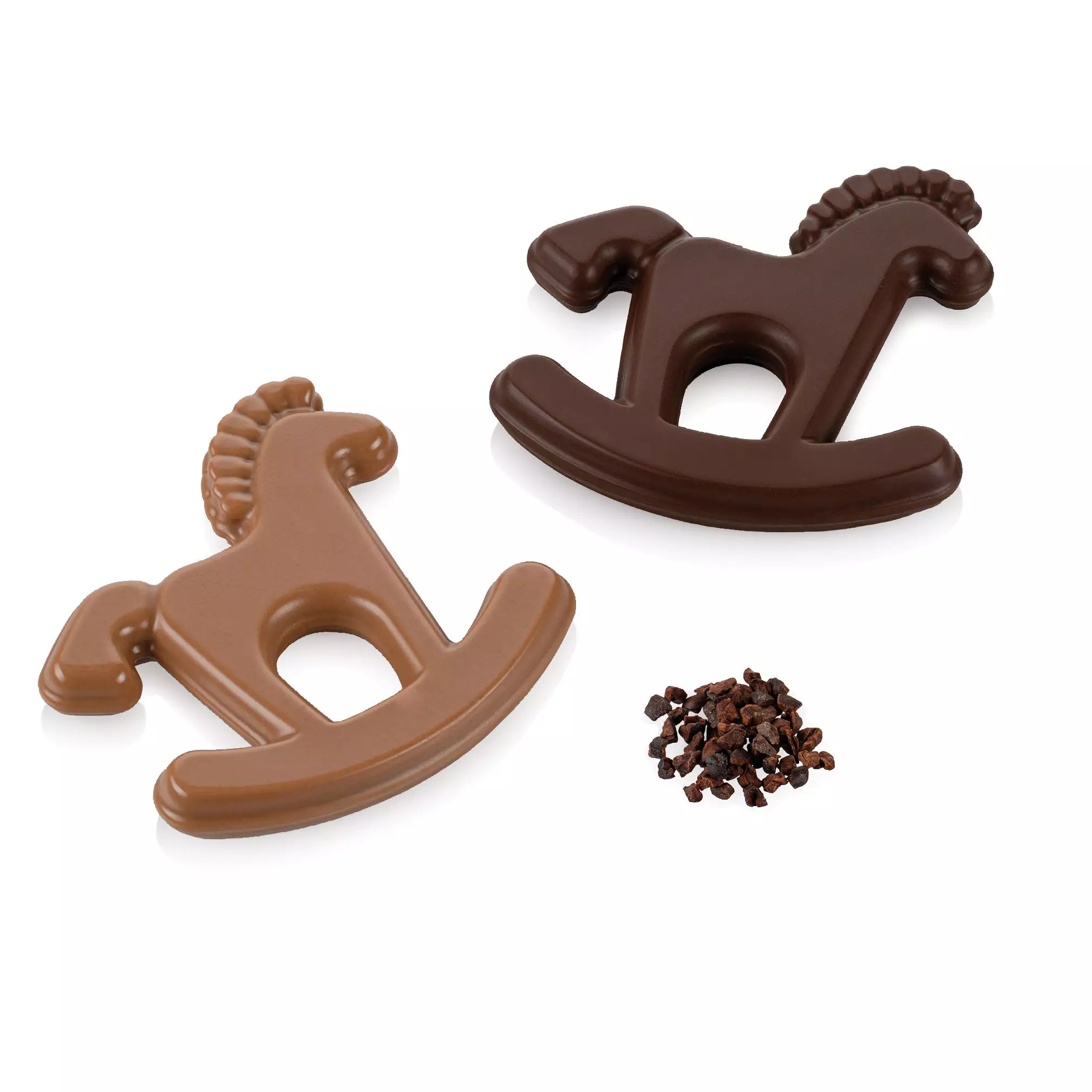 Choco PlayHorse – Silikonchokladform, Silikomart