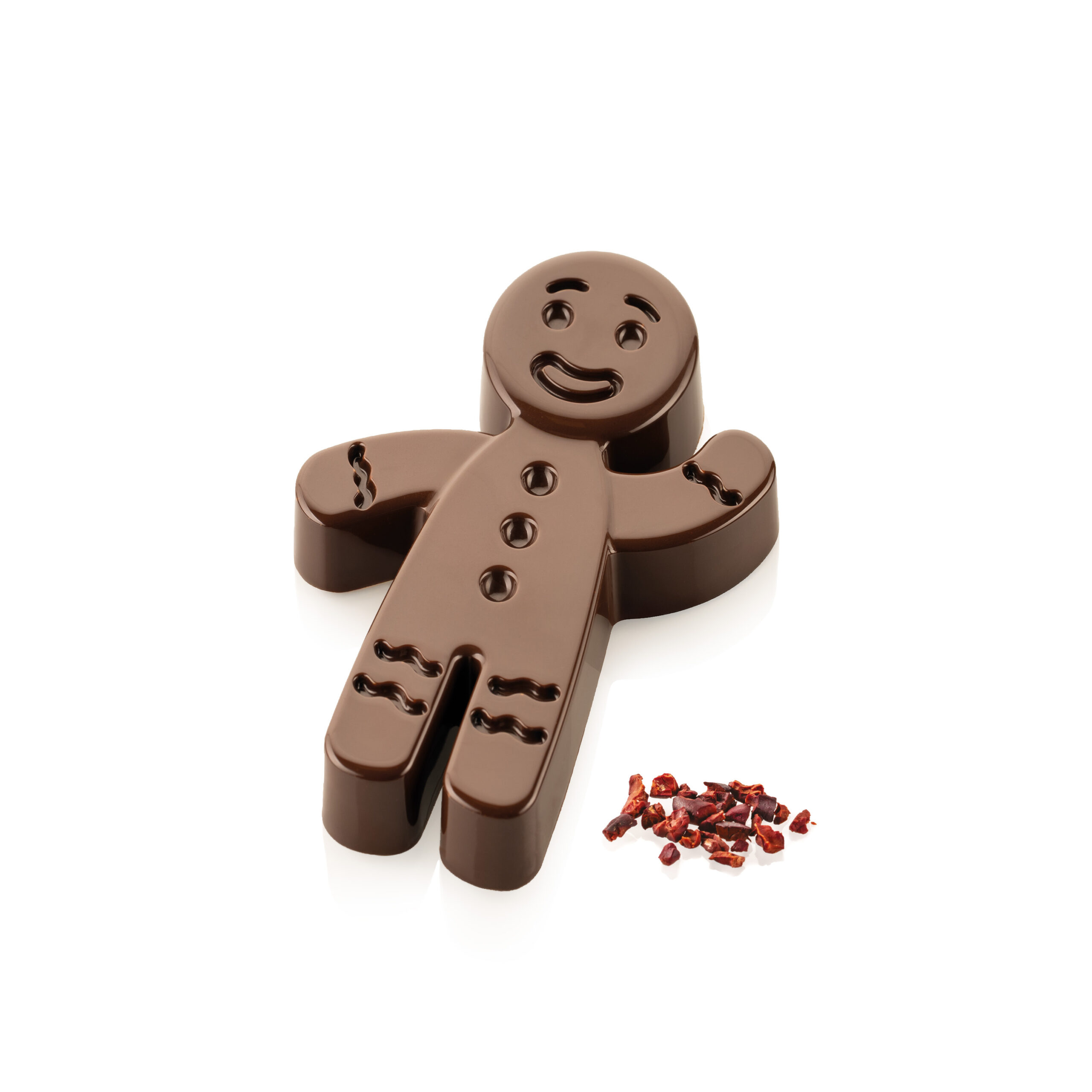 CH054 - Ginger-T - Chokladform, Silikomart Professional