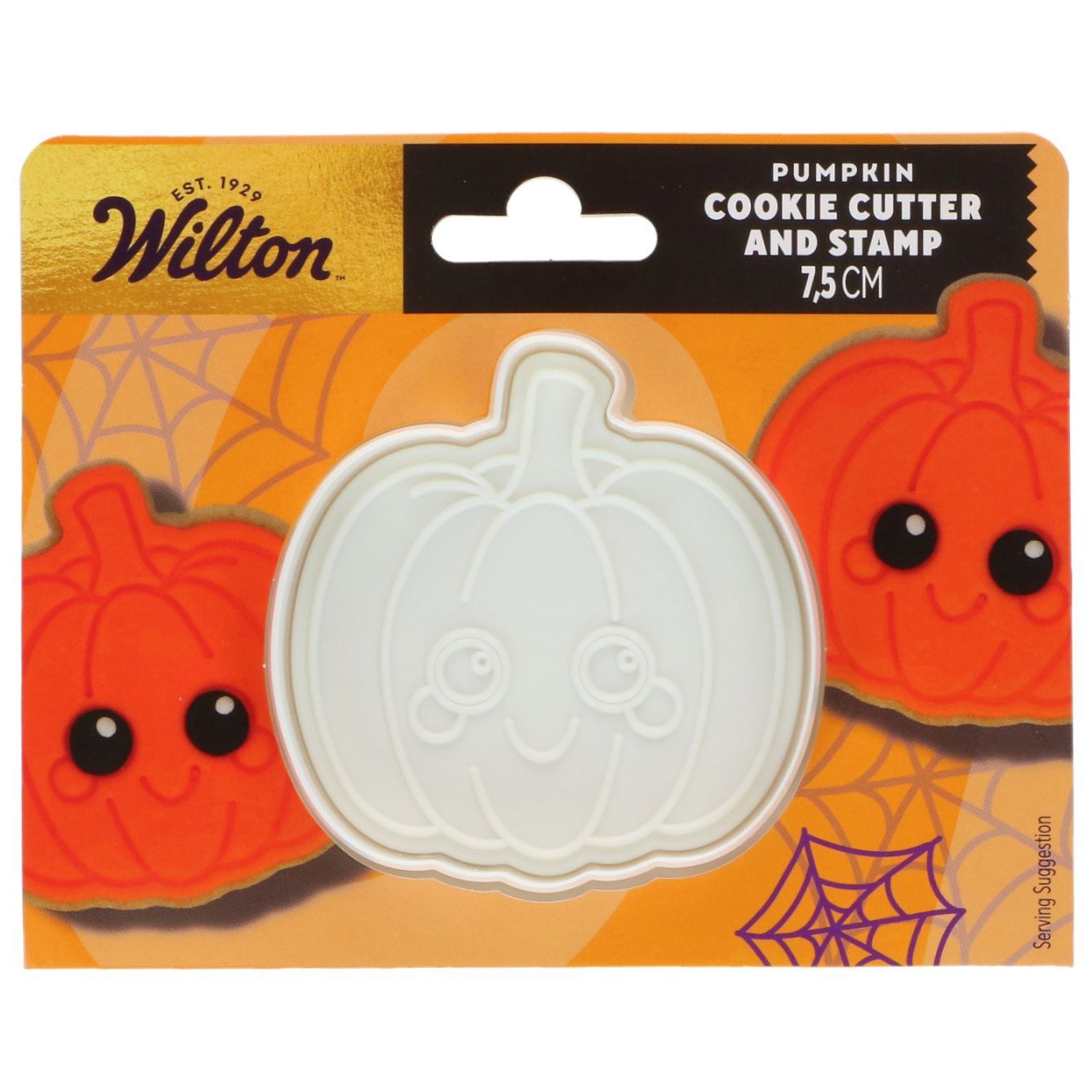 Kakutstickare med stämpel – Pumpa, Wilton