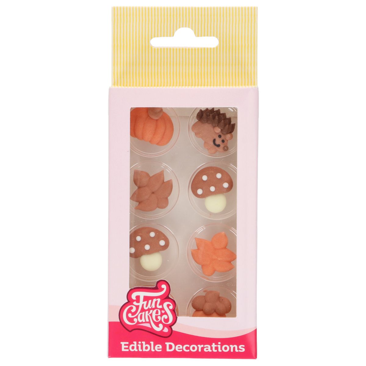 Sockerdekorationer Höst 8 st, FunCakes