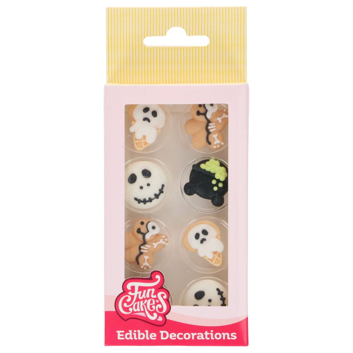 Sockerdekorationer Haunted Treats 8 st, FunCakes