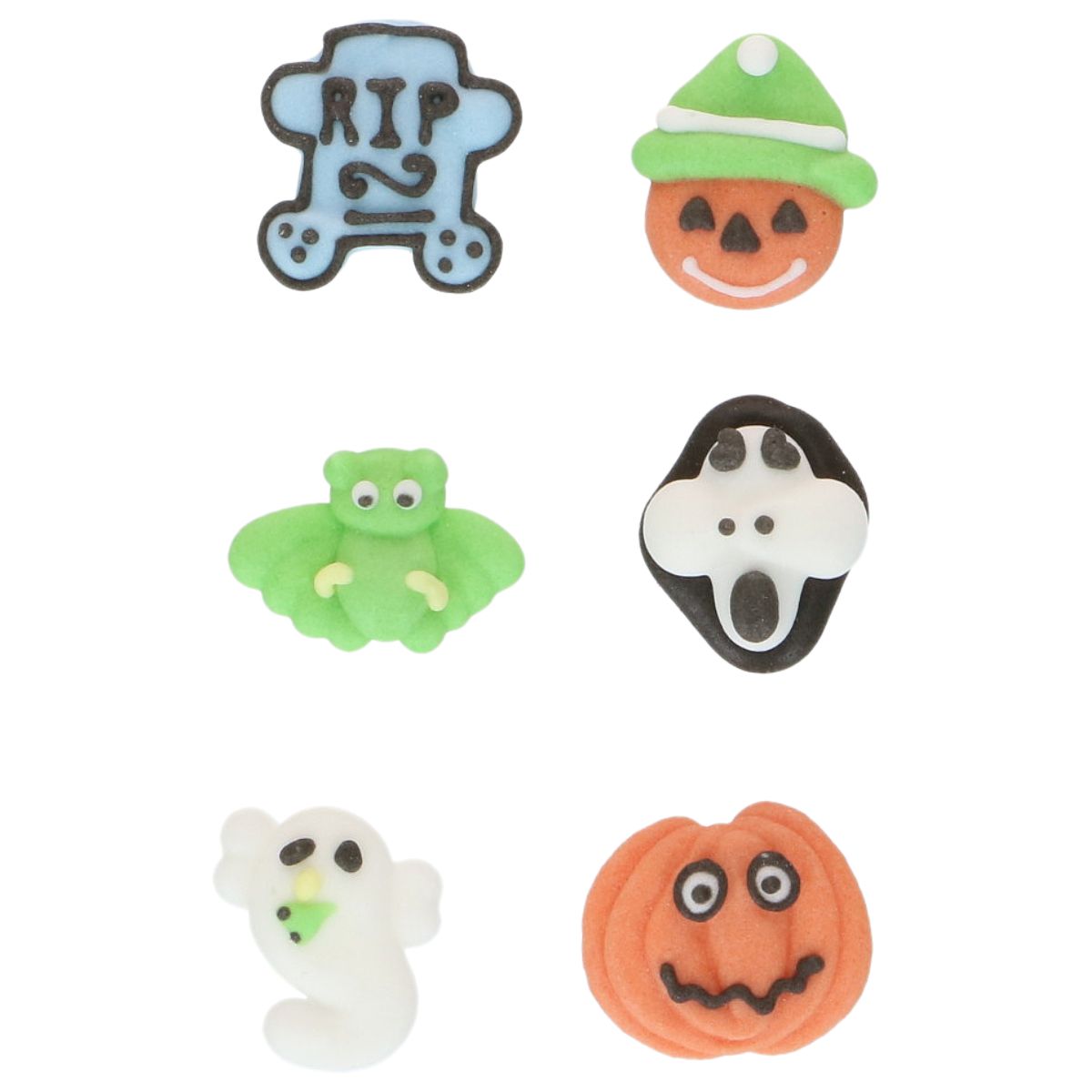 Sockerdekorationer Spooky Pumpkins 8 st, FunCakes