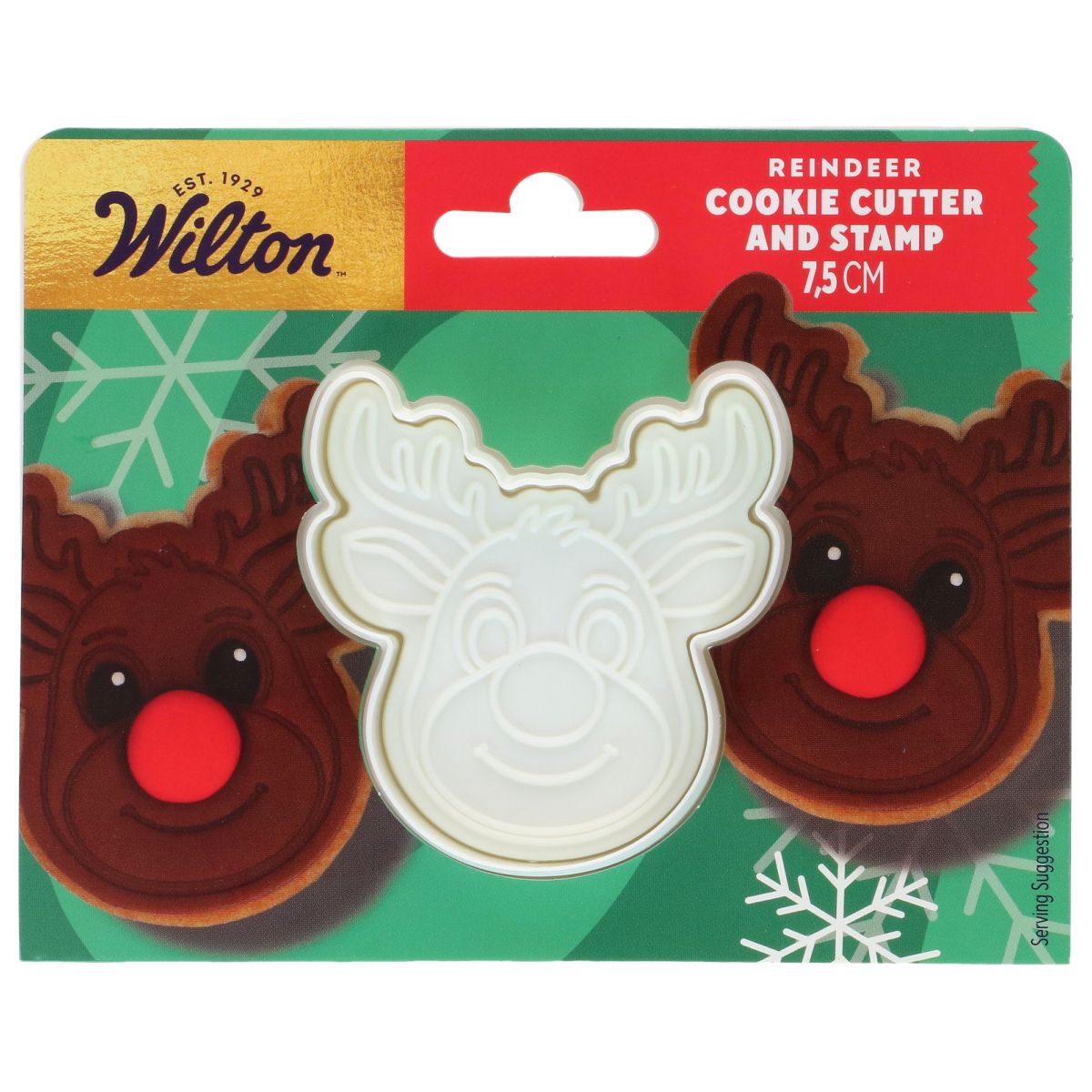 Cookie Cutter med stämpel – Ren 7,5 cm, Wilton