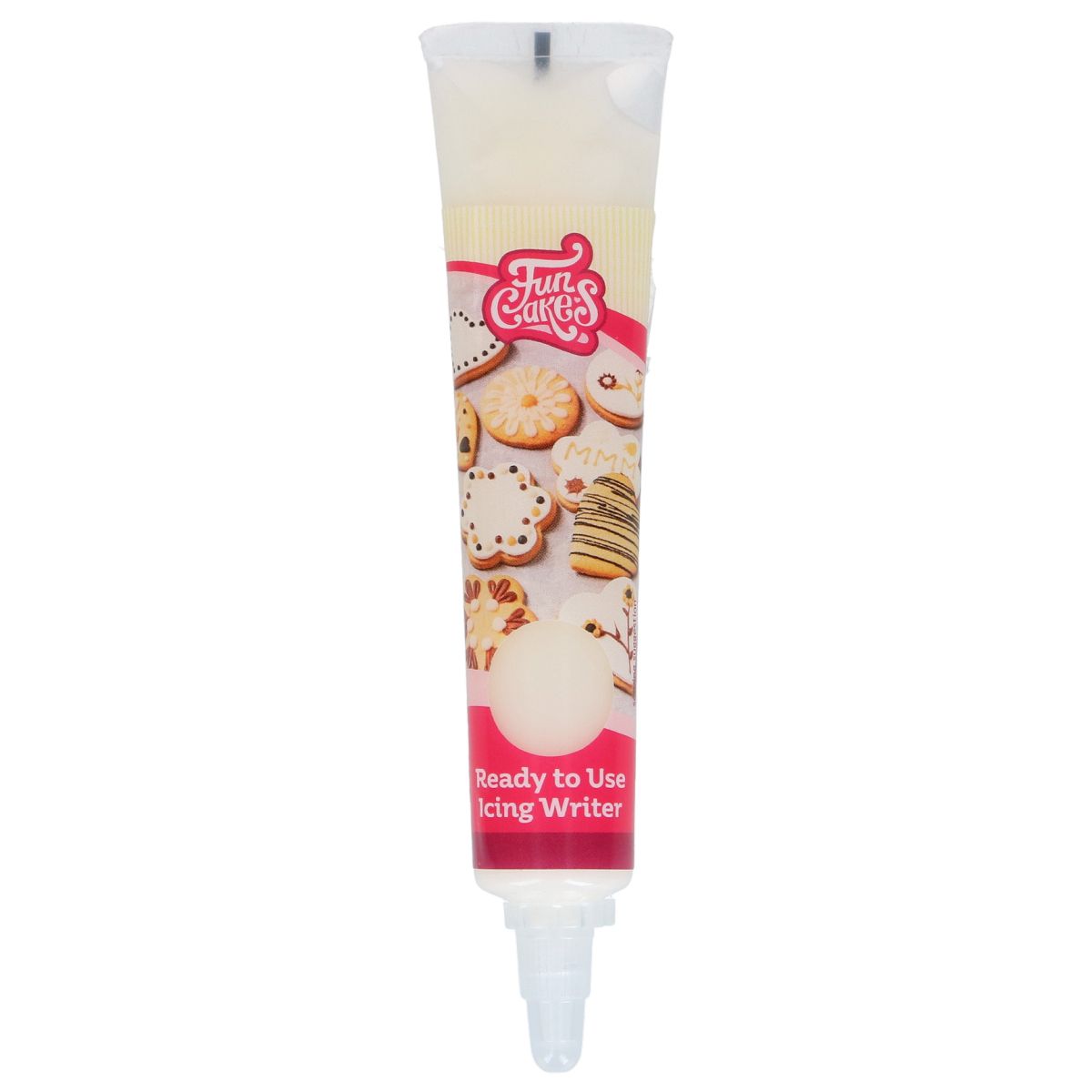 Icing Writer, vit chokladsmak 25 g - FunCakes